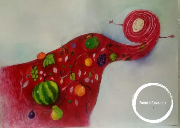 خرید انواع نقاشی اکریلیک کودکانه روی بوم